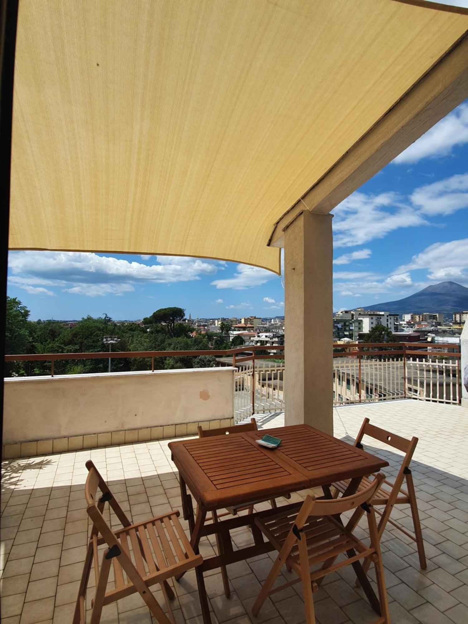Renovated Loft With Vesuvio View Terrace Appartement Scafati Kamer foto