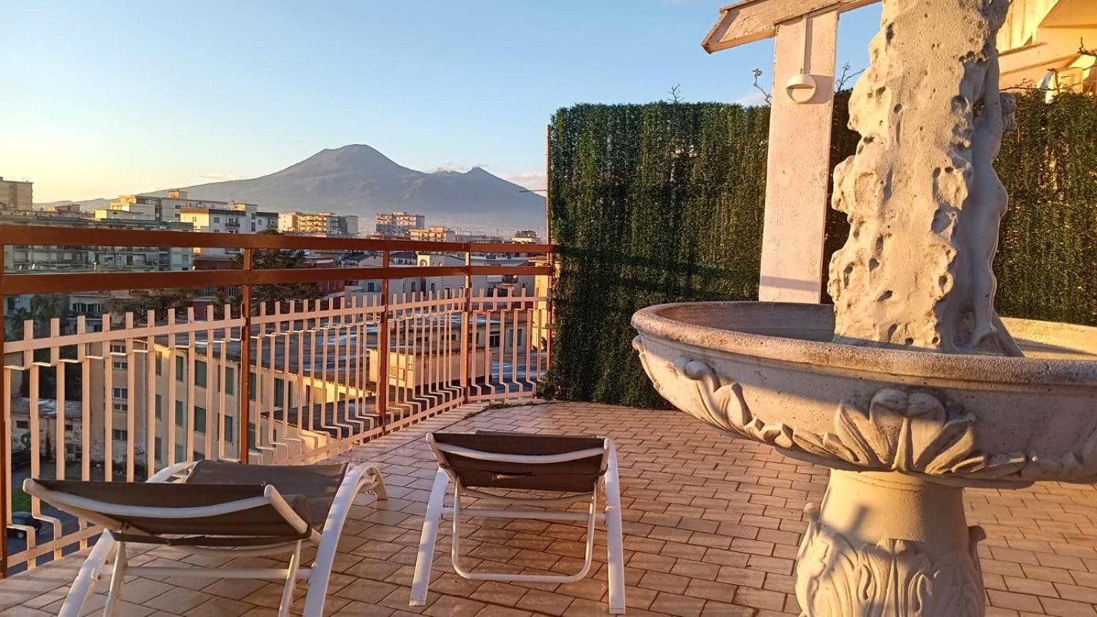 Renovated Loft With Vesuvio View Terrace Appartement Scafati Buitenkant foto